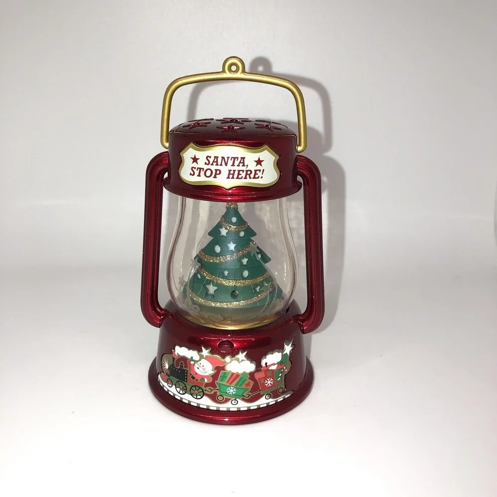 Hallmark Christmas Train Ornament 2013 SANTA SIGNAL Magic Light & Sound In Box